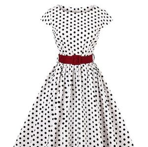 Black and White polka dot dress